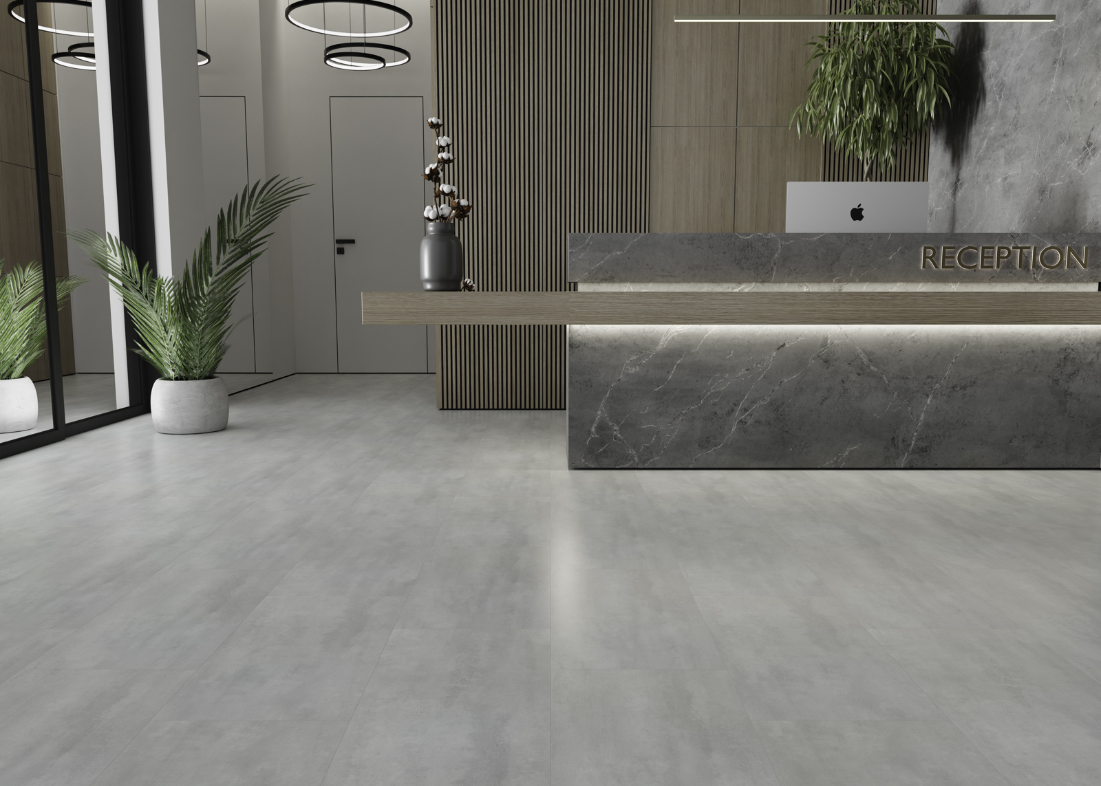 картинка Ideal Flooring Fine Stone 04007 Concrete от магазина Одежда+